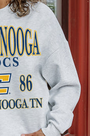 CHATTANOOGA MOCS ALLEGIANCE PREMIUM FLEECE DROP SHOULDER CREWNECK PULLOVER