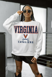VIRGINIA CAVALIERS FREESTYLE PREMIUM FLEECE CREWNECK PULLOVER
