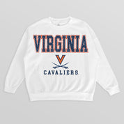 VIRGINIA CAVALIERS FREESTYLE PREMIUM FLEECE CREWNECK PULLOVER