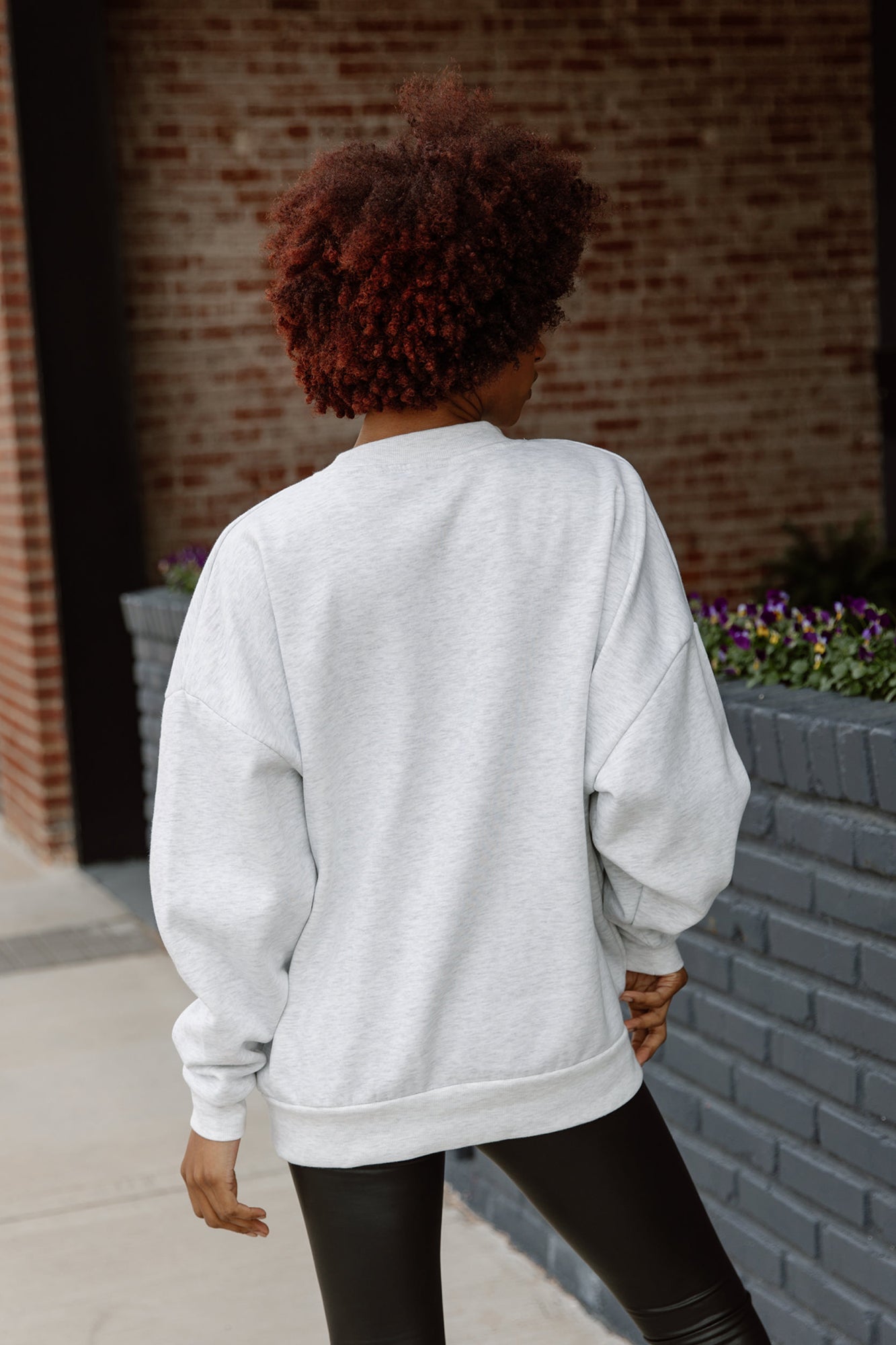 VIRGINIA TECH HOKIES ALLEGIANCE PREMIUM FLEECE DROP SHOULDER CREWNECK PULLOVER