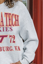 VIRGINIA TECH HOKIES Allegiance Fleece Drop-Shoulder Pullover
