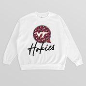 VIRGINIA TECH HOKIES WILD BREAKTHROUGH PREMIUM FLEECE CREWNECK PULLOVER