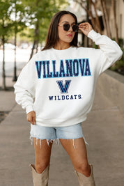 VILLANOVA WILDCATS FREESTYLE PREMIUM FLEECE CREWNECK PULLOVER