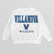 VILLANOVA WILDCATS FREESTYLE PREMIUM FLEECE CREWNECK PULLOVER
