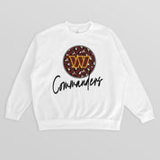 WASHINGTON COMMANDERS WILD BREAKTHROUGH PREMIUM FLEECE CREWNECK PULLOVER