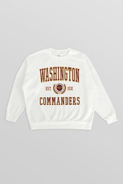 WASHINGTON COMMANDERS Timeless Triumph Fleece Crewneck Pullover