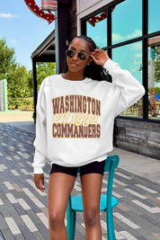 WASHINGTON COMMANDERS FADED FORMATION PREMIUM FLEECE CREWNECK PULLOVER