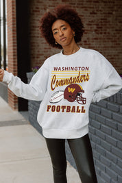 WASHINGTON COMMANDERS HOME TURF PREMIUM FLEECE CREWNECK PULLOVER