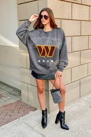 WASHINGTON COMMANDERS RISING STAR PREMIUM FLEECE CREWNECK PULLOVER