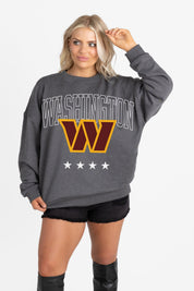 WASHINGTON COMMANDERS RISING STAR PREMIUM FLEECE CREWNECK PULLOVER