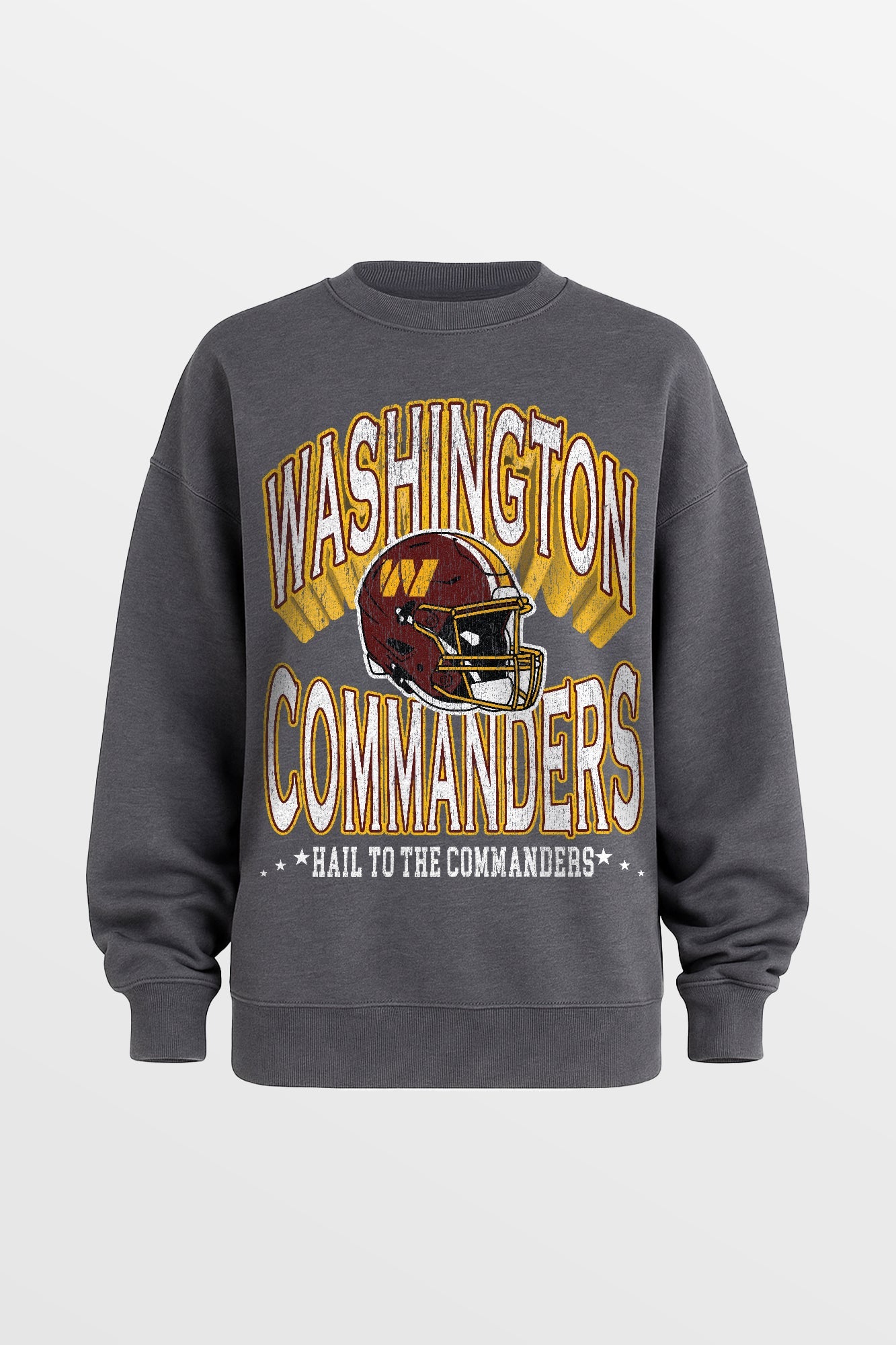WASHINGTON COMMANDERS STAY COOL PREMIUM FLEECE CREWNECK PULLOVER BY RANDI MAHOMES