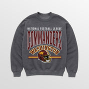 WASHINGTON COMMANDERS KICKOFF CLASSIC PREMIUM FLEECE DROP SHOULDER CREWNECK PULLOVER