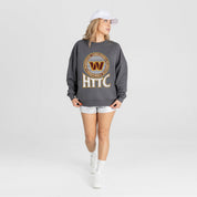 WASHINGTON COMMANDERS SATURDAY SEAL PREMIUM FLEECE DROP SHOULDER CREWNECK PULLOVER