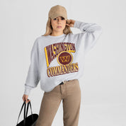 WASHINGTON COMMANDERS GAME ON PREMIUM FLEECE DROP SHOULDER CREWNECK PULLOVER
