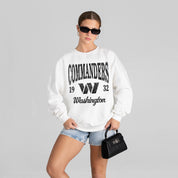 WASHINGTON COMMANDERS PEAK SEASON PREMIUM FLEECE CREWNECK PULLOVER