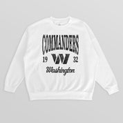 WASHINGTON COMMANDERS PEAK SEASON PREMIUM FLEECE CREWNECK PULLOVER