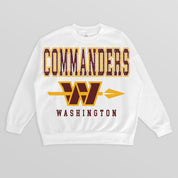WASHINGTON COMMANDERS Sunday Drives Fleece Crewneck Pullover