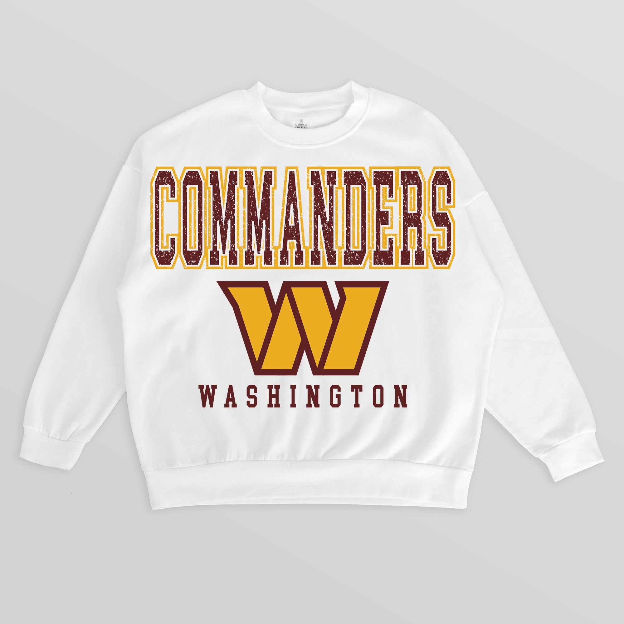 WASHINGTON COMMANDERS Sunday Drives Fleece Crewneck Pullover