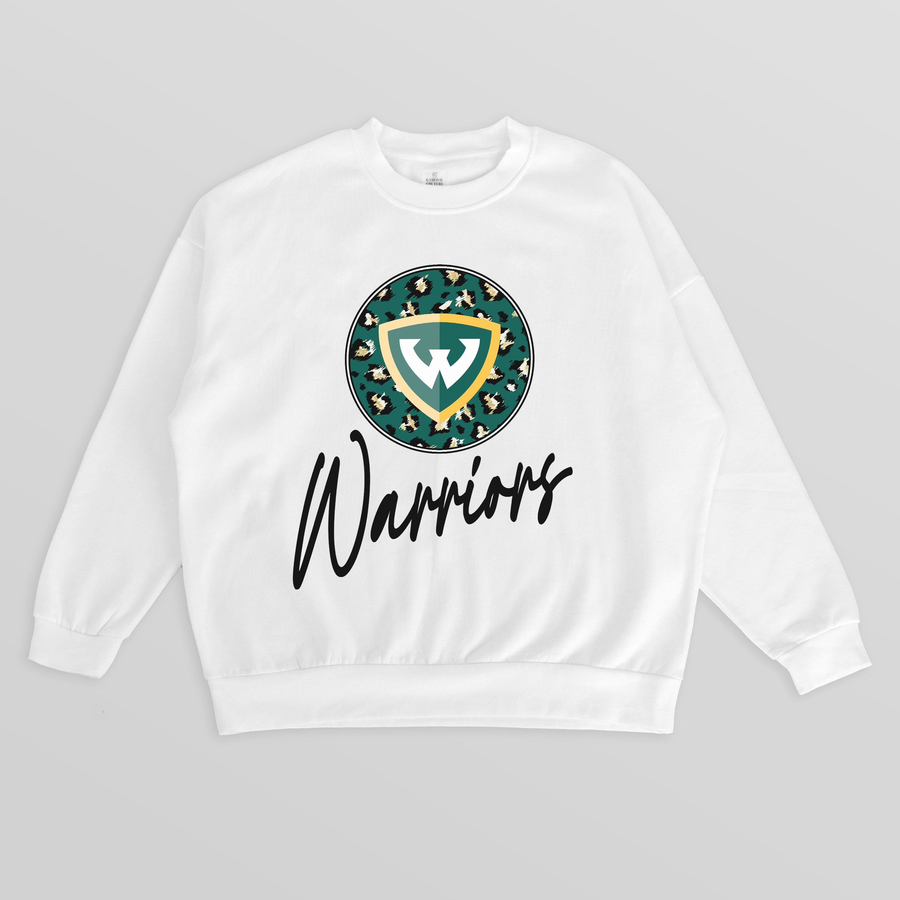 WAYNE STATE WARRIORS WILD BREAKTHROUGH PREMIUM FLEECE CREWNECK PULLOVER