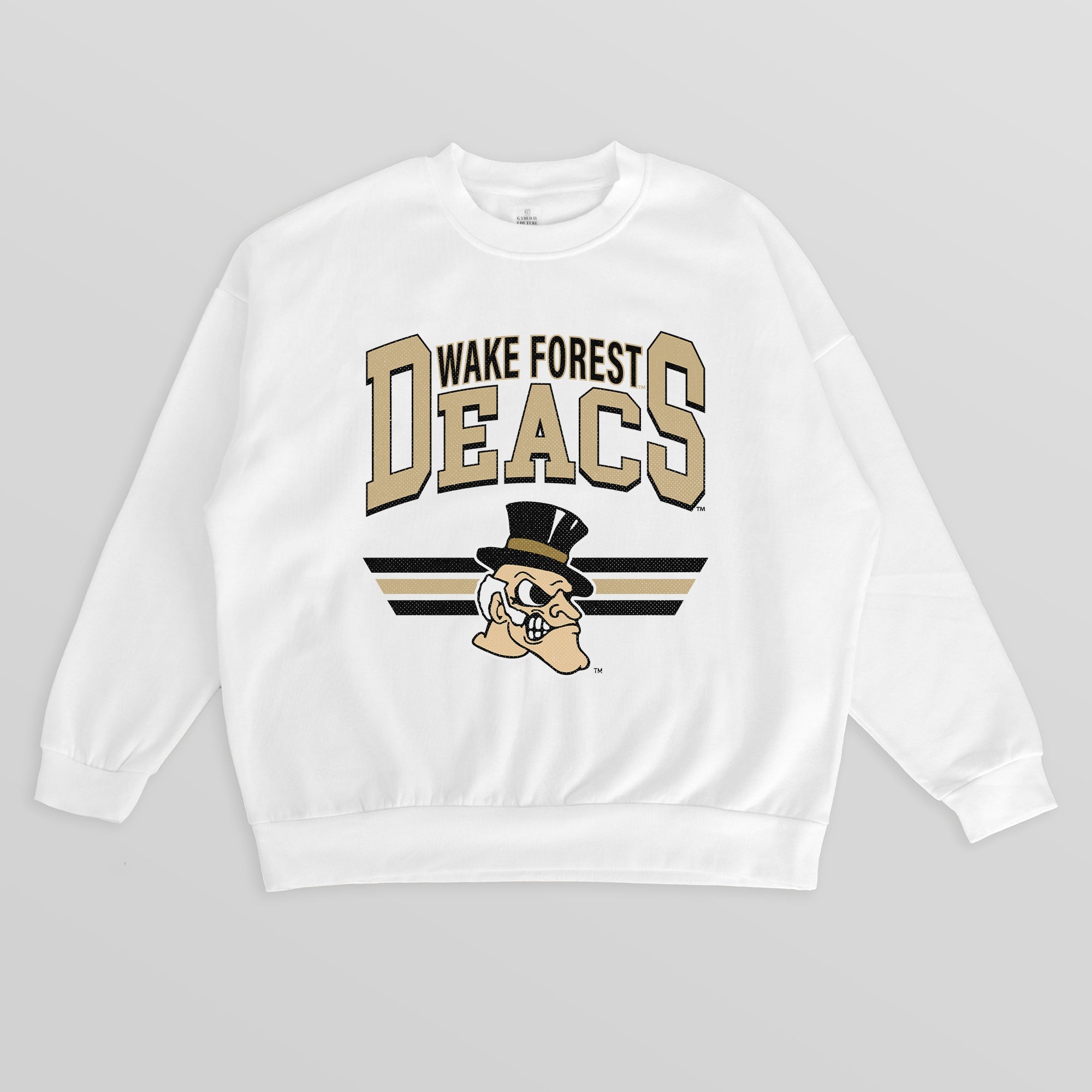 WAKE FOREST DEMON DEACONS SWIFT STRIKE PREMIUM FLEECE DROP SHOULDER CREWNECK PULLOVER