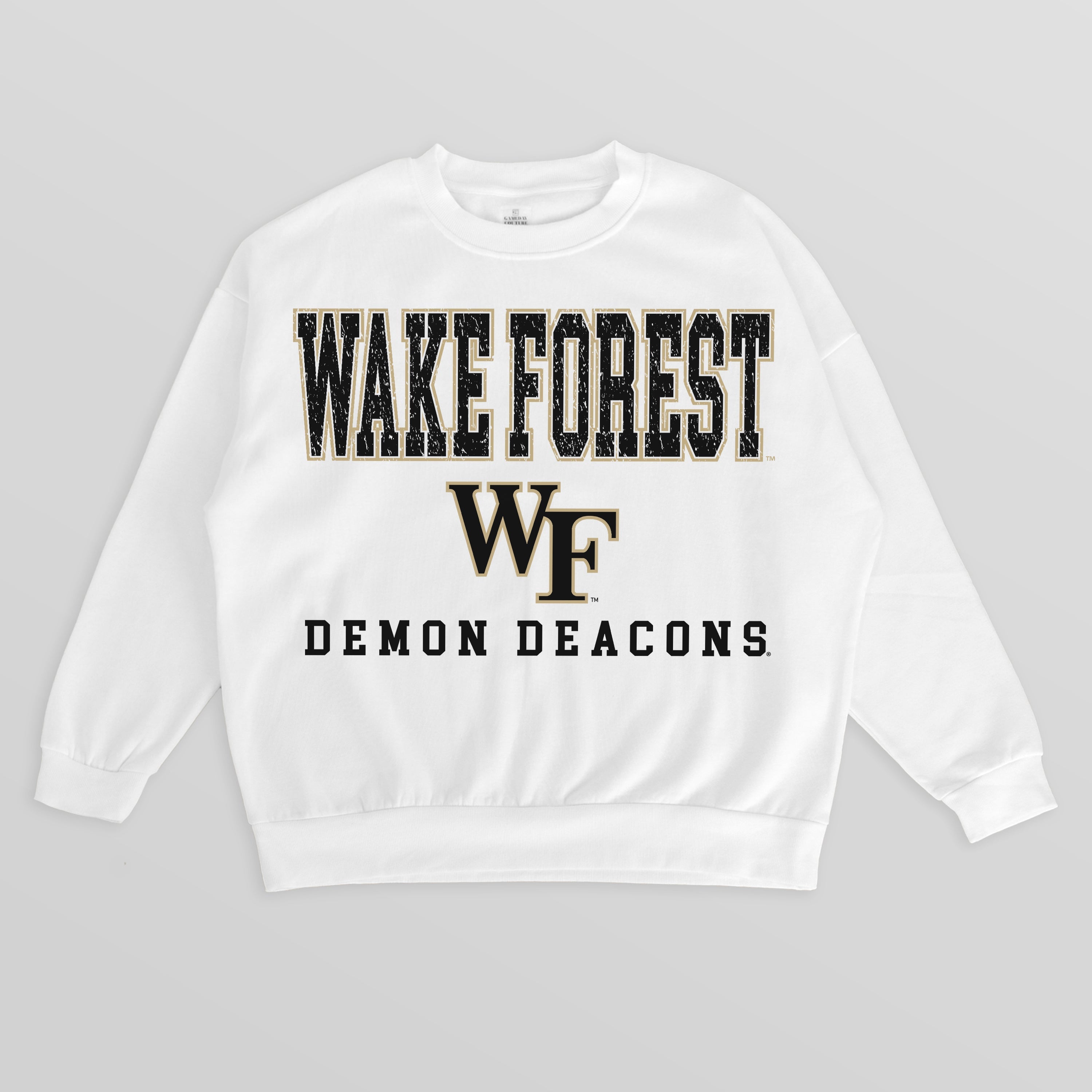 WAKE FOREST DEMON DEACONS FREESTYLE PREMIUM FLEECE CREWNECK PULLOVER