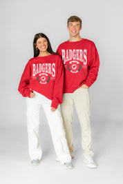 WISCONSIN BADGERS HONOR BOUND PREMIUM FLEECE CREWNECK PULLOVER