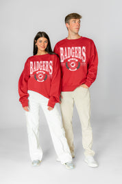 WISCONSIN BADGERS HONOR BOUND PREMIUM FLEECE CREWNECK PULLOVER