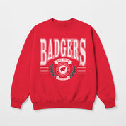 WISCONSIN BADGERS HONOR BOUND PREMIUM FLEECE CREWNECK PULLOVER