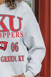 WESTERN KENTUCKY HILLTOPPERS ALLEGIANCE PREMIUM FLEECE DROP SHOULDER CREWNECK PULLOVER