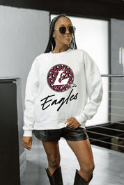 UW LA CROSSE EAGLES WILD BREAKTHROUGH PREMIUM FLEECE CREWNECK PULLOVER