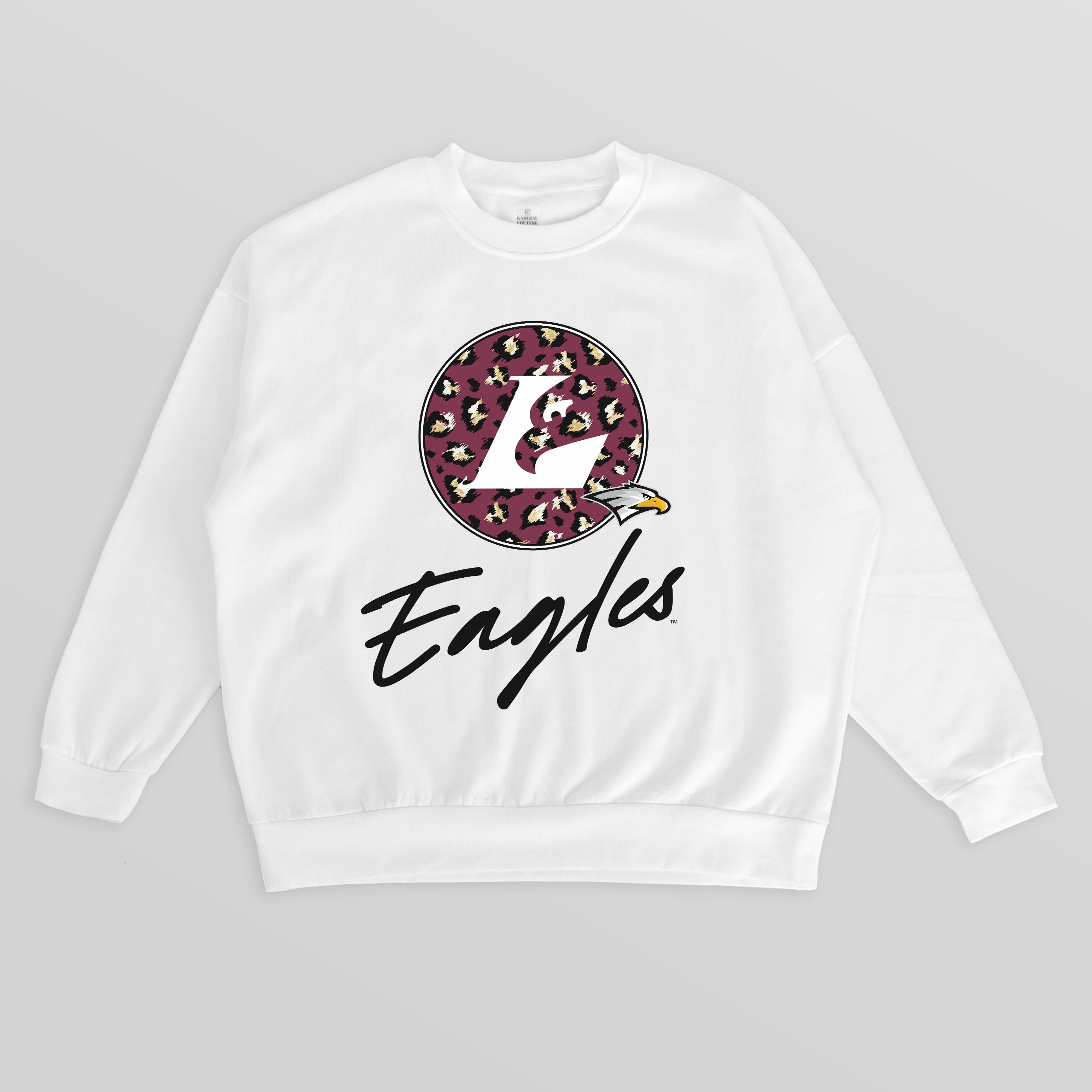 UW LA CROSSE EAGLES WILD BREAKTHROUGH PREMIUM FLEECE CREWNECK PULLOVER