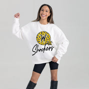 WICHITA STATE SHOCKERS WILD BREAKTHROUGH PREMIUM FLEECE CREWNECK PULLOVER