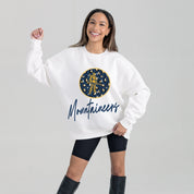 WEST VIRGINIA MOUNTAINEERS WILD BREAKTHROUGH PREMIUM FLEECE CREWNECK PULLOVER