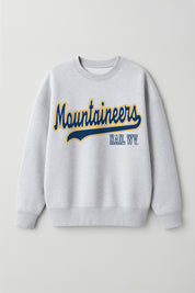WEST VIRGINIA MOUNTAINEERS CLASSIC WIN PREMIUM FLEECE CREWNECK PULLOVER