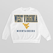 WEST VIRGINIA MOUNTAINEERS Freestyle Fleece Drop-Shoulder Pullover
