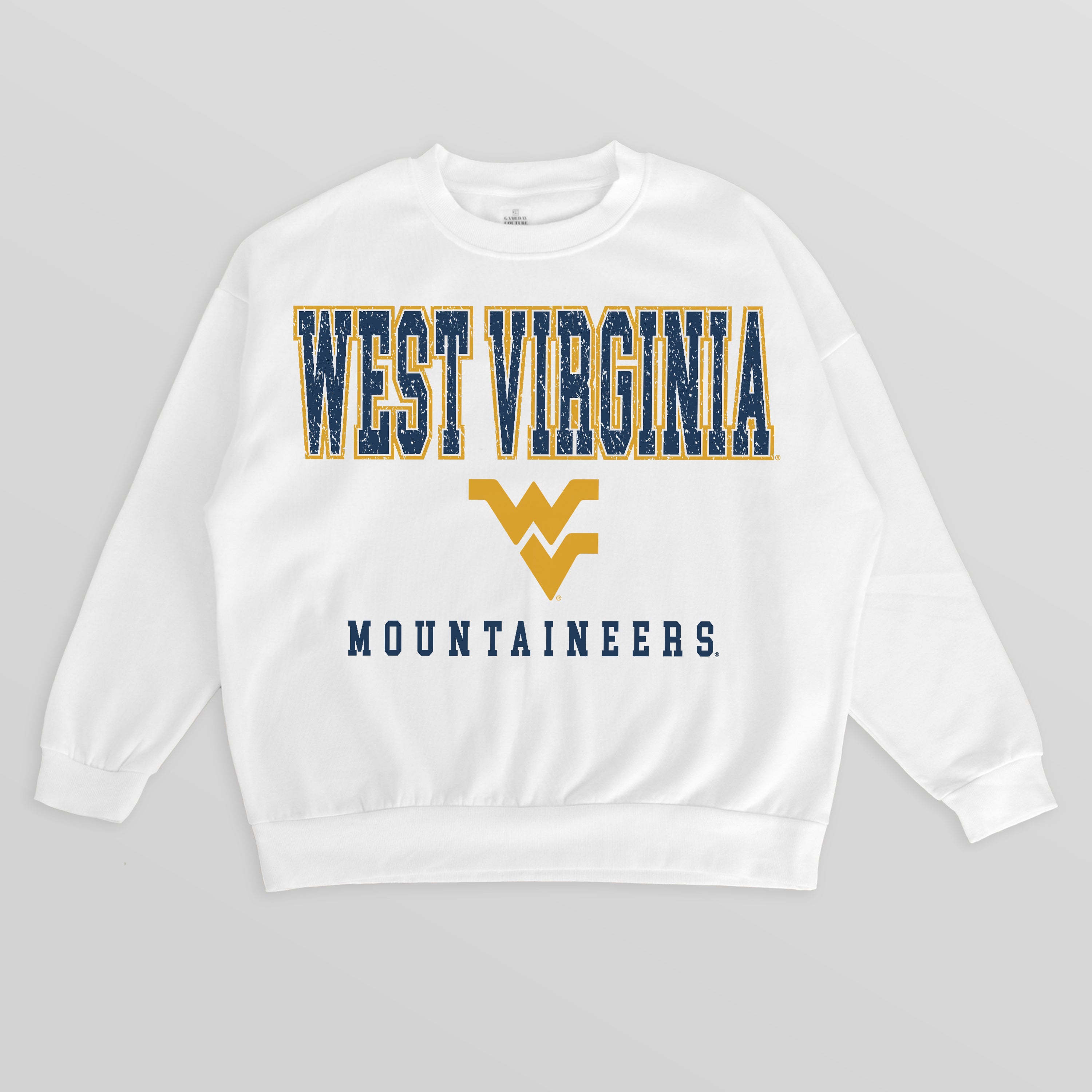 WEST VIRGINIA MOUNTAINEERS Freestyle Fleece Drop-Shoulder Pullover