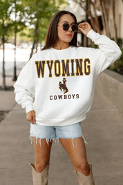 WYOMING COWBOYS FREESTYLE PREMIUM FLEECE CREWNECK PULLOVER