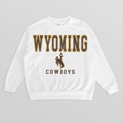 WYOMING COWBOYS FREESTYLE PREMIUM FLEECE CREWNECK PULLOVER