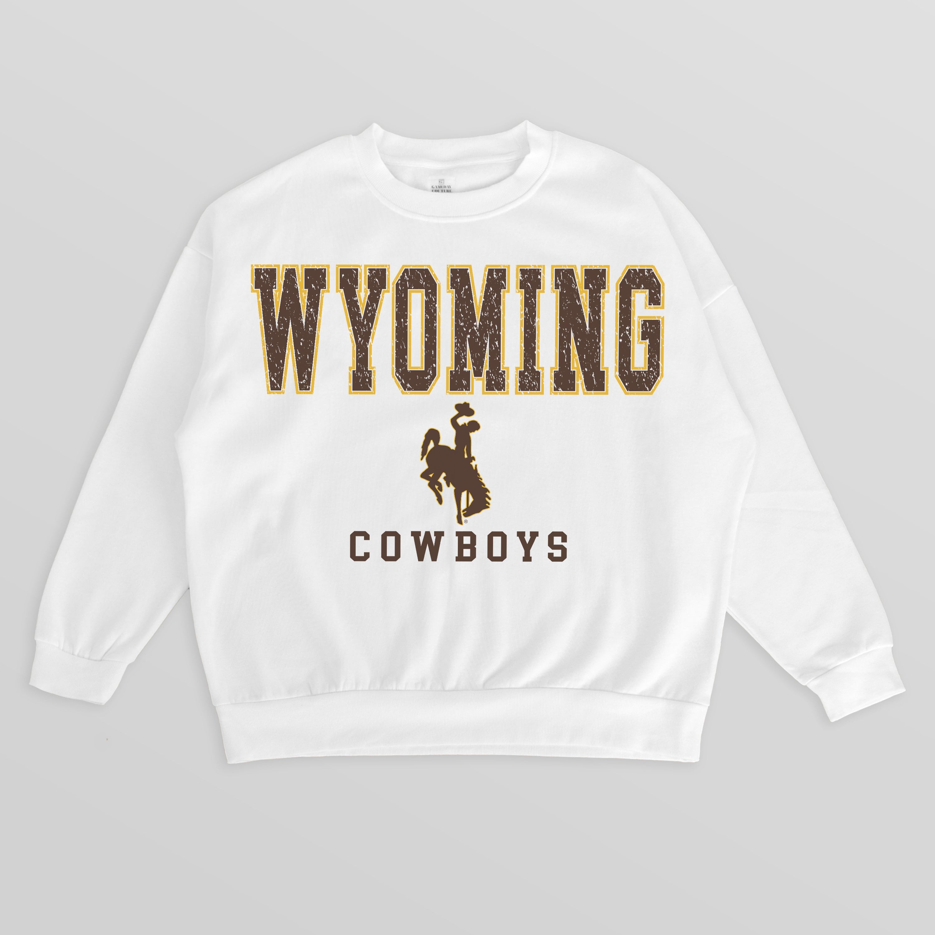 WYOMING COWBOYS FREESTYLE PREMIUM FLEECE CREWNECK PULLOVER