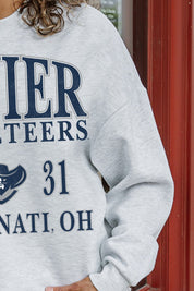 XAVIER MUSKETEERS ALLEGIANCE PREMIUM FLEECE DROP SHOULDER CREWNECK PULLOVER