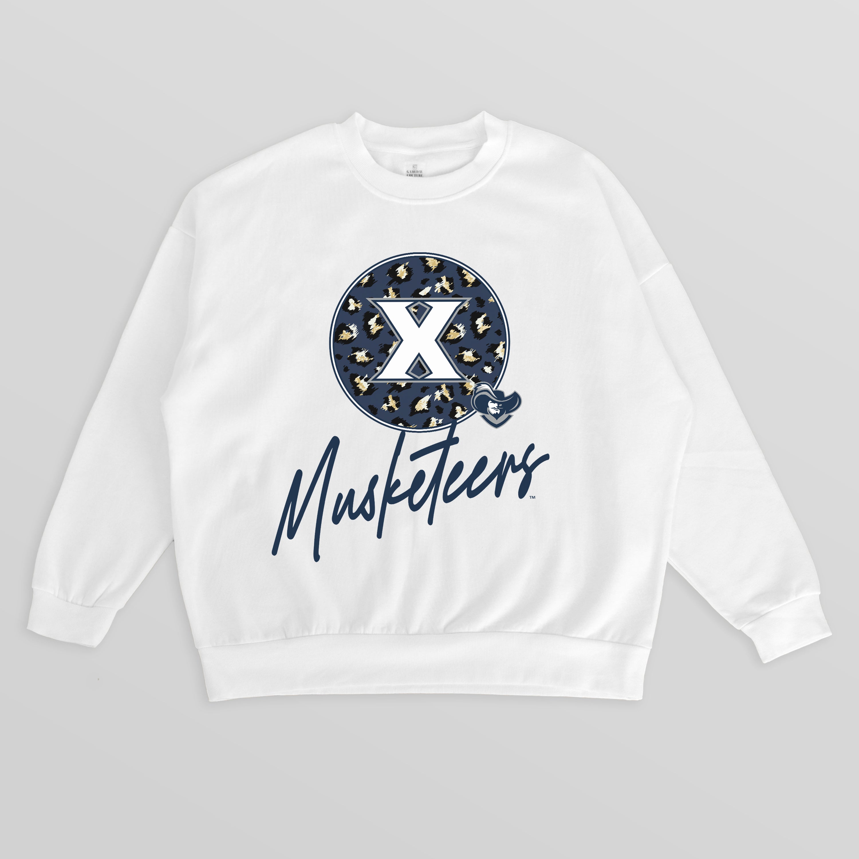 XAVIER MUSKETEERS WILD BREAKTHROUGH PREMIUM FLEECE CREWNECK PULLOVER