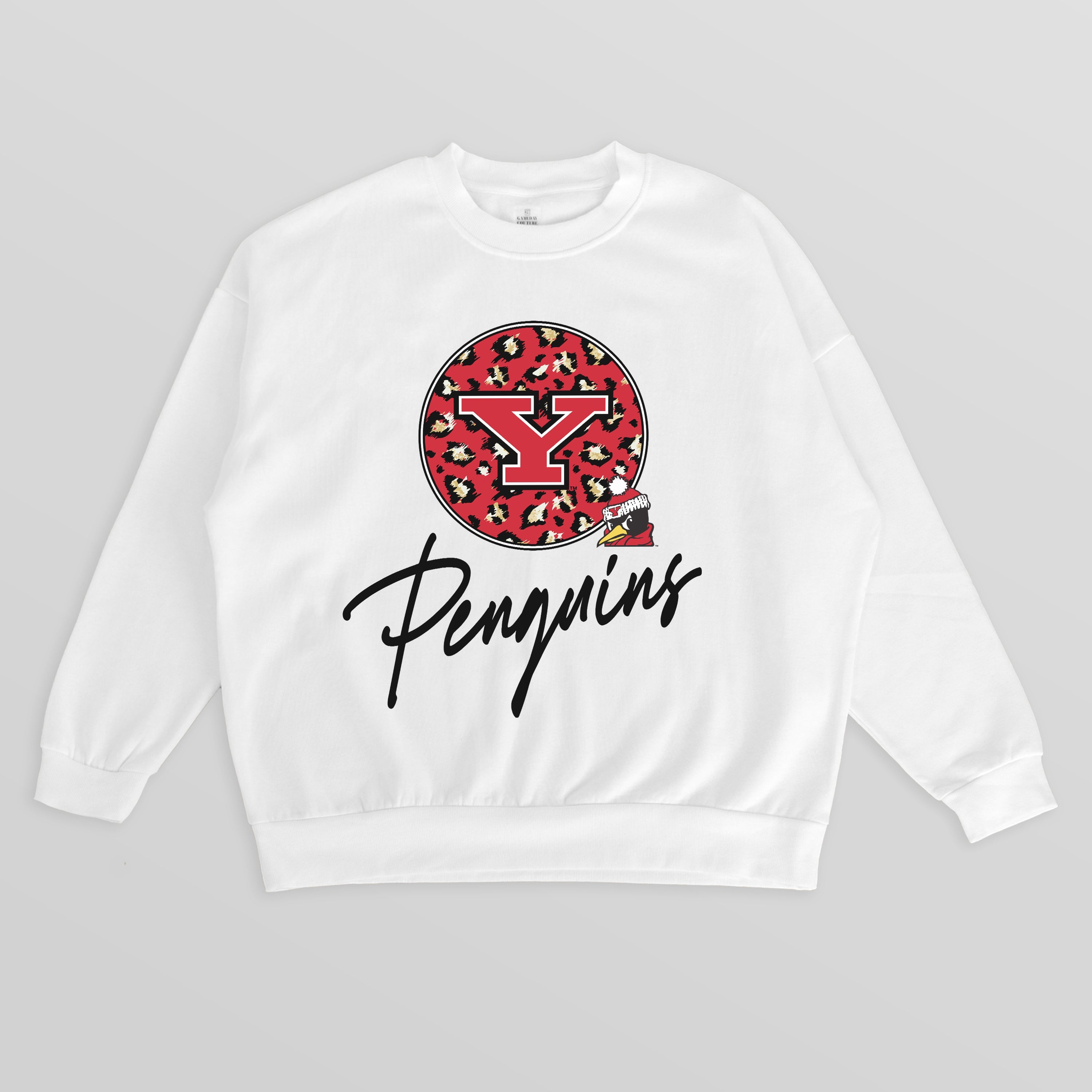 YOUNGSTOWN STATE PENGUINS WILD BREAKTHROUGH PREMIUM FLEECE CREWNECK PULLOVER