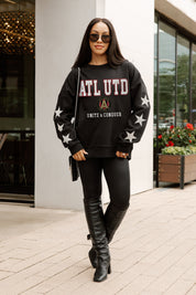 ATLANTA UNITED FC VELOCITY STAR EMBELLISHED CREW SWEATSHIRT