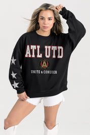 ATLANTA UNITED FC VELOCITY STAR EMBELLISHED CREW SWEATSHIRT