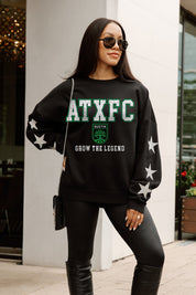 AUSTIN FC VELOCITY STAR EMBELLISHED CREW SWEATSHIRT