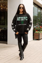 AUSTIN FC VELOCITY STAR EMBELLISHED CREW SWEATSHIRT