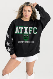 AUSTIN FC VELOCITY STAR EMBELLISHED CREW SWEATSHIRT