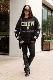 COLUMBUS CREW SC VELOCITY STAR EMBELLISHED CREW SWEATSHIRT