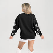CHICAGO BEARS VELOCITY STAR EMBELLISHED CREW SWEATSHIRT
