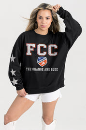 FC CINCINNATI VELOCITY STAR EMBELLISHED CREW SWEATSHIRT